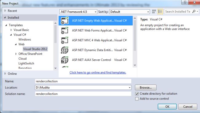 Create Web Application